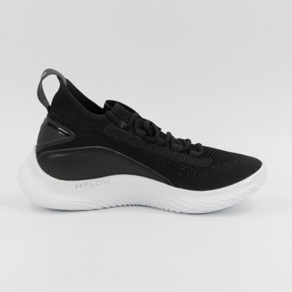Under Armour Curry Flow 8 \'Black White\' 3023085-002 size 7.5 Men / 9 Women main image 5